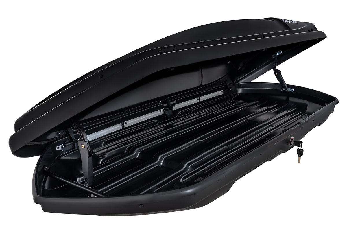 картинка Бокс автомобильный на крышу Pentair COBRA 420L черный глянец, двусторонний