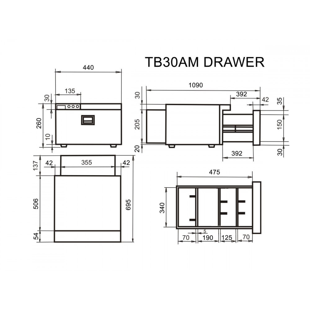 картинка Холодильник автомобильный TB30AM DRAWER 12/24В