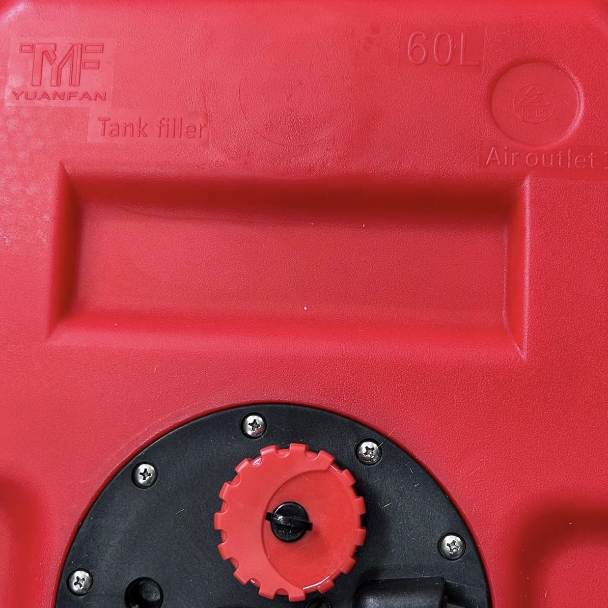 картинка Топливный бак 60л (д:58, ш:39, в:32) (YUELANG)