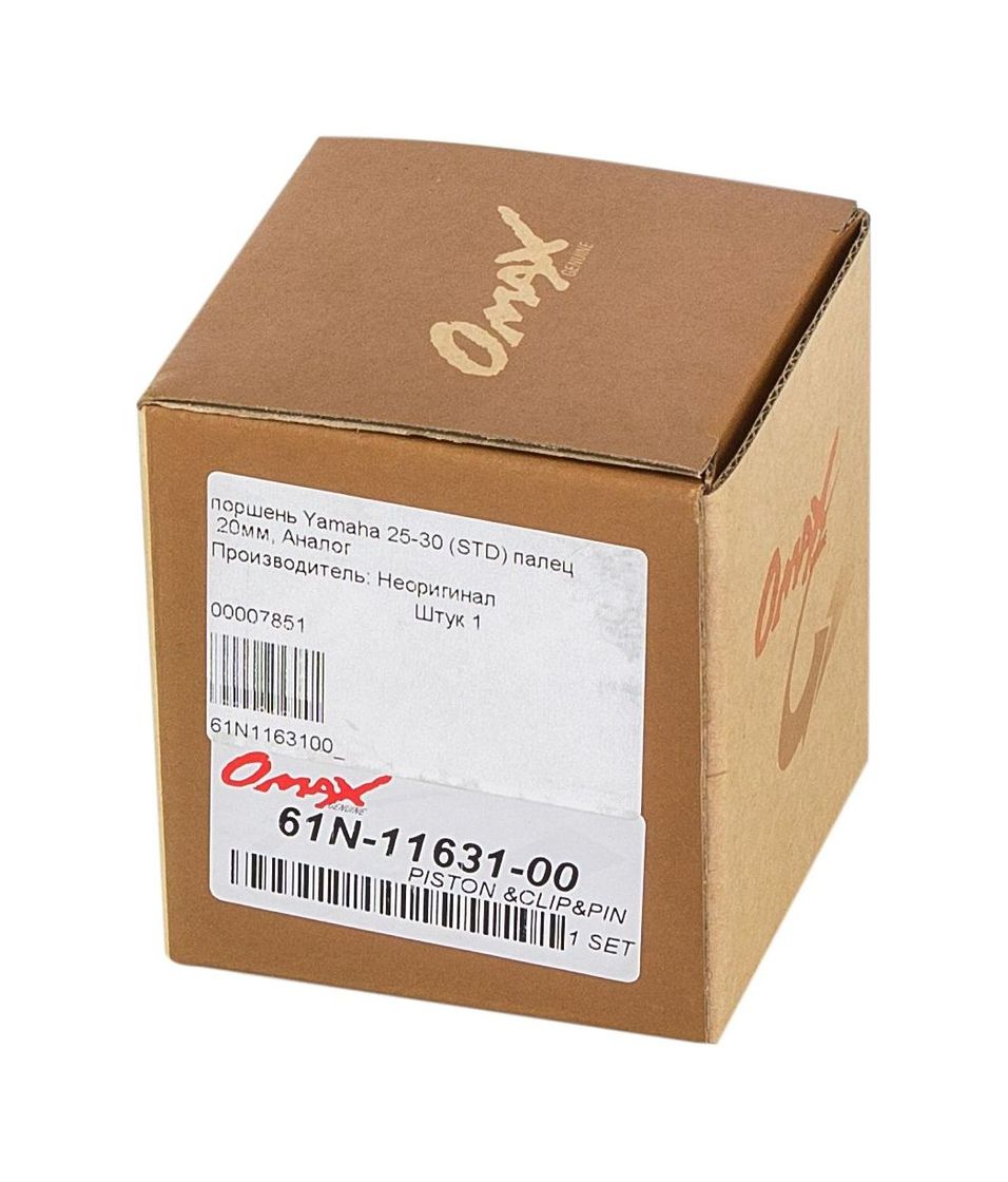 картинка Поршень Yamaha 25-30 (STD) палец 20мм, Omax