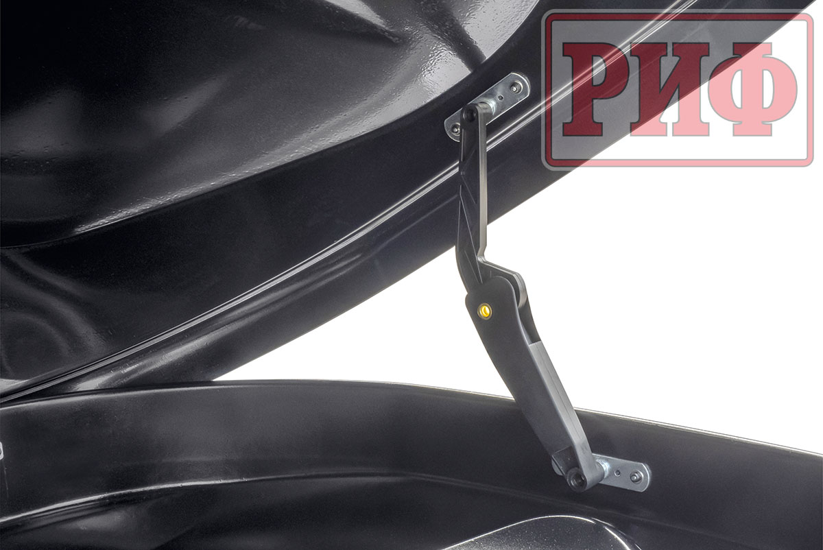 картинка Бокс РИФ Туризм-М 360 л черный глянец, двусторонний