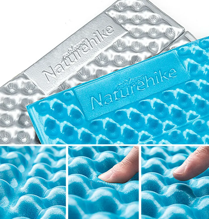 картинка Коврик туристический Naturehike 187х56х2,5 см. IXPE, голубой