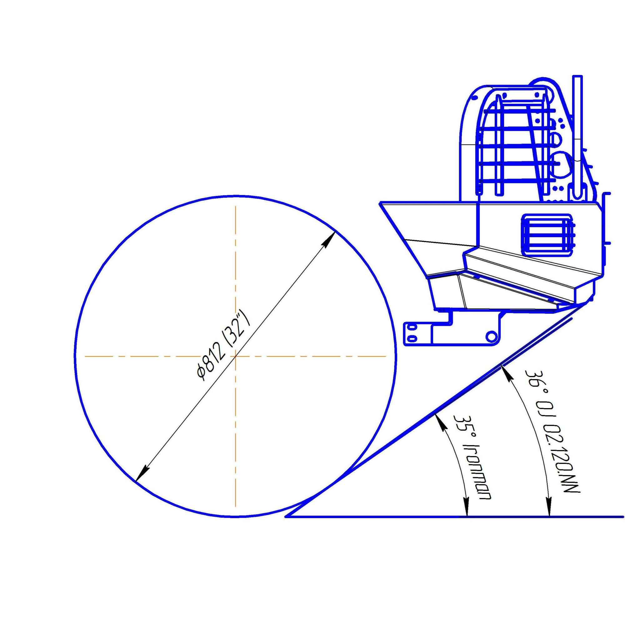 картинка Передний силовой бампер Mitsubishi L200 IV 2006-2014, Mitsubishi Pajero Sport II 2008-2013 OJ 02.120.13