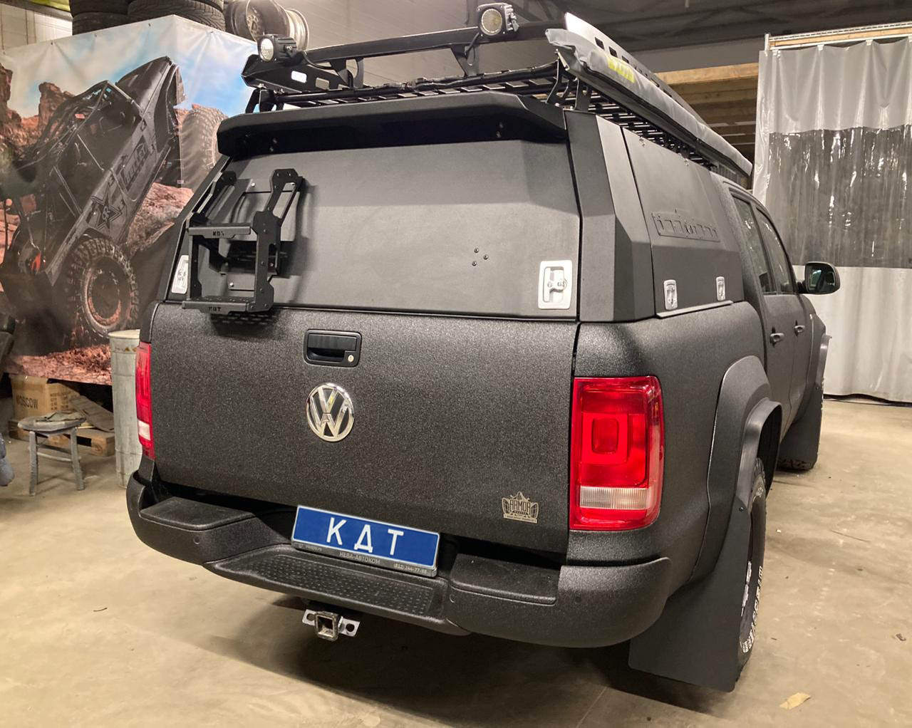 картинка Кунг силовой для Volkswagen Amarok (IV поколение), сталь/алюминий — KDT 2528S