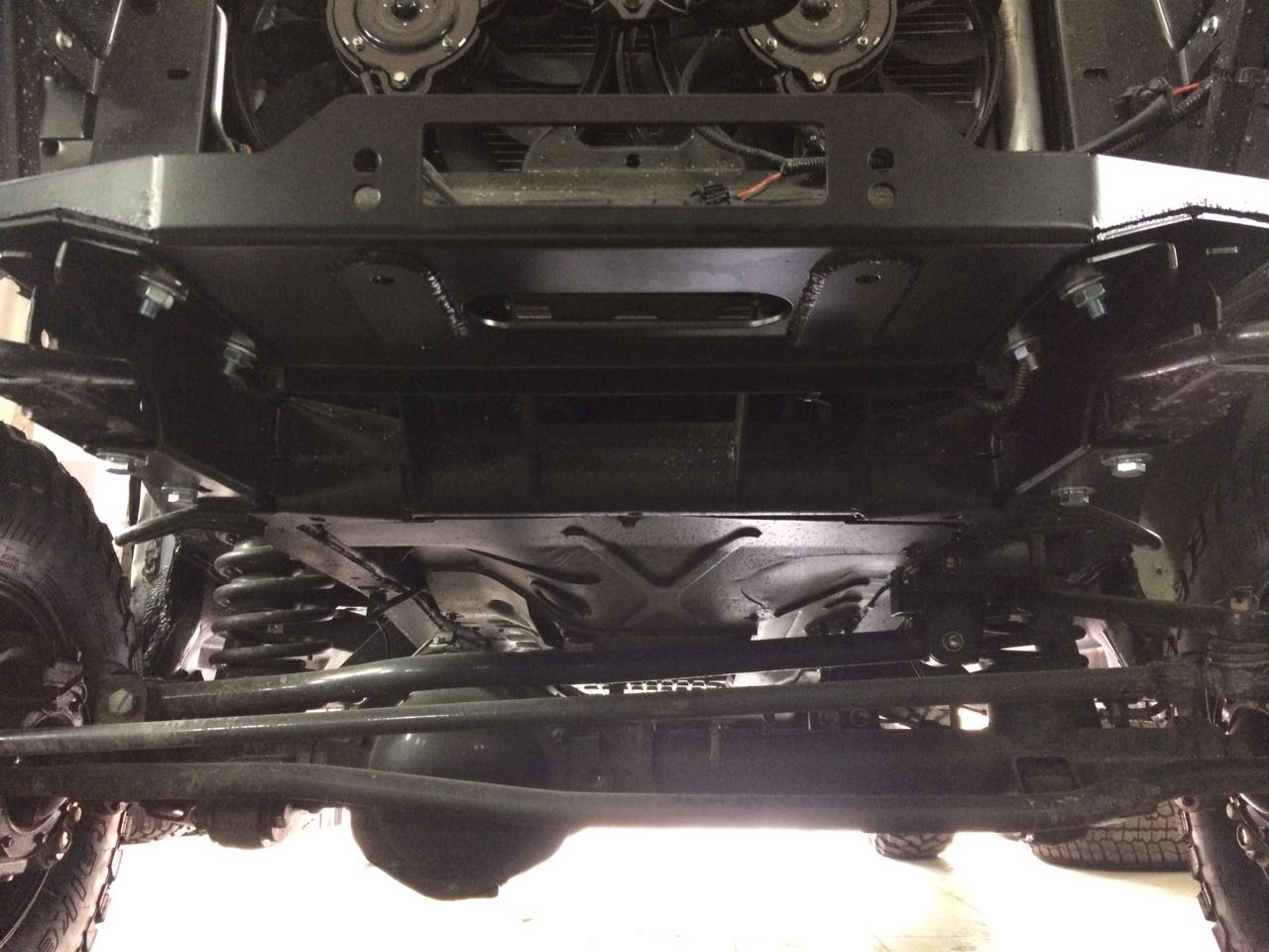 картинка Площадка под лебедку в штатный бампер УАЗ Патриот 2005- АВС-Дизайн ABC.UAZ.PW.34