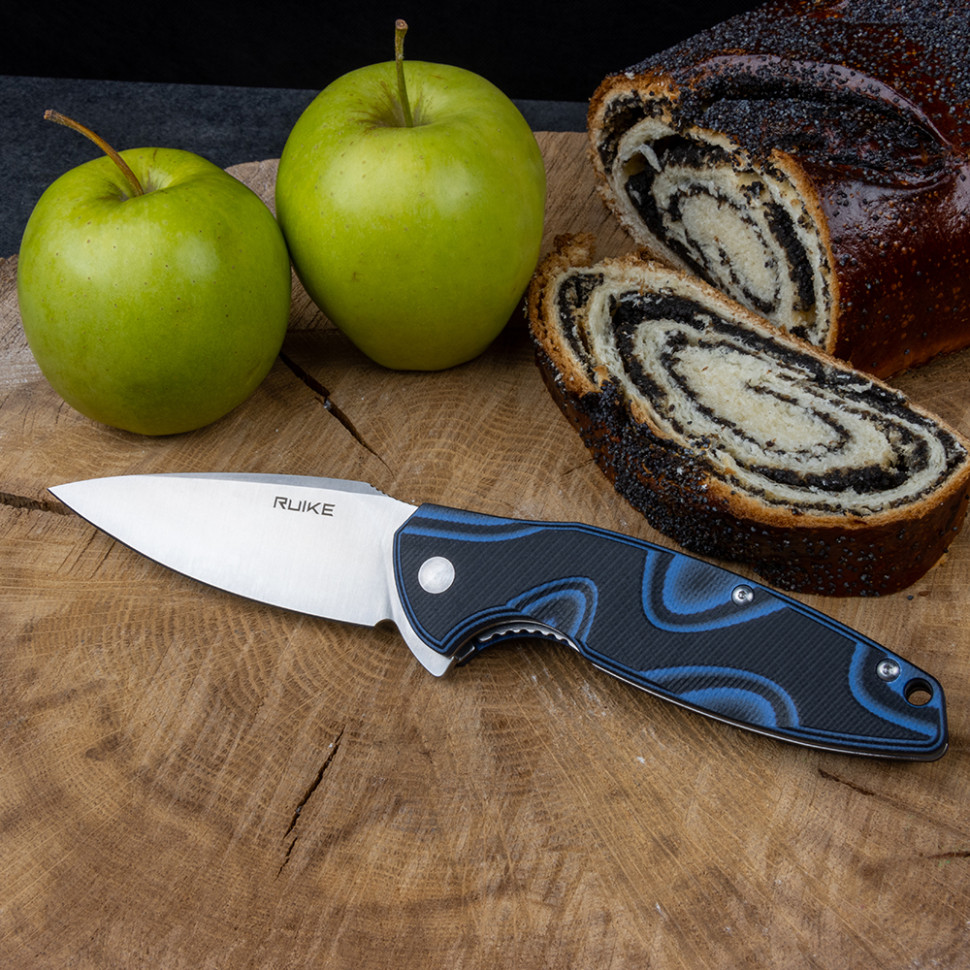 картинка Нож Ruike Fang P105 черно-синий
