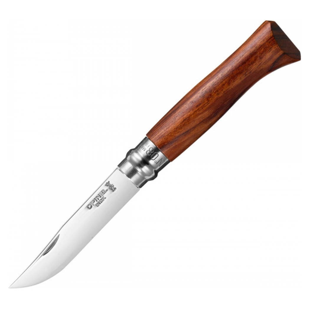 картинка Нож Opinel №8, нержавеющая сталь, рукоять дерево бубинга, 226086