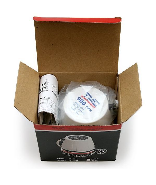 картинка Помпа осушительная, 12 В, 900GPH (3406.5 л/ч)