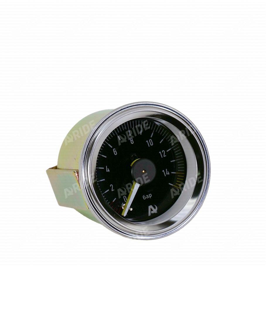 Манометр ARIDE 53 мм, 2х15 бар (220 PSI), 2", черный