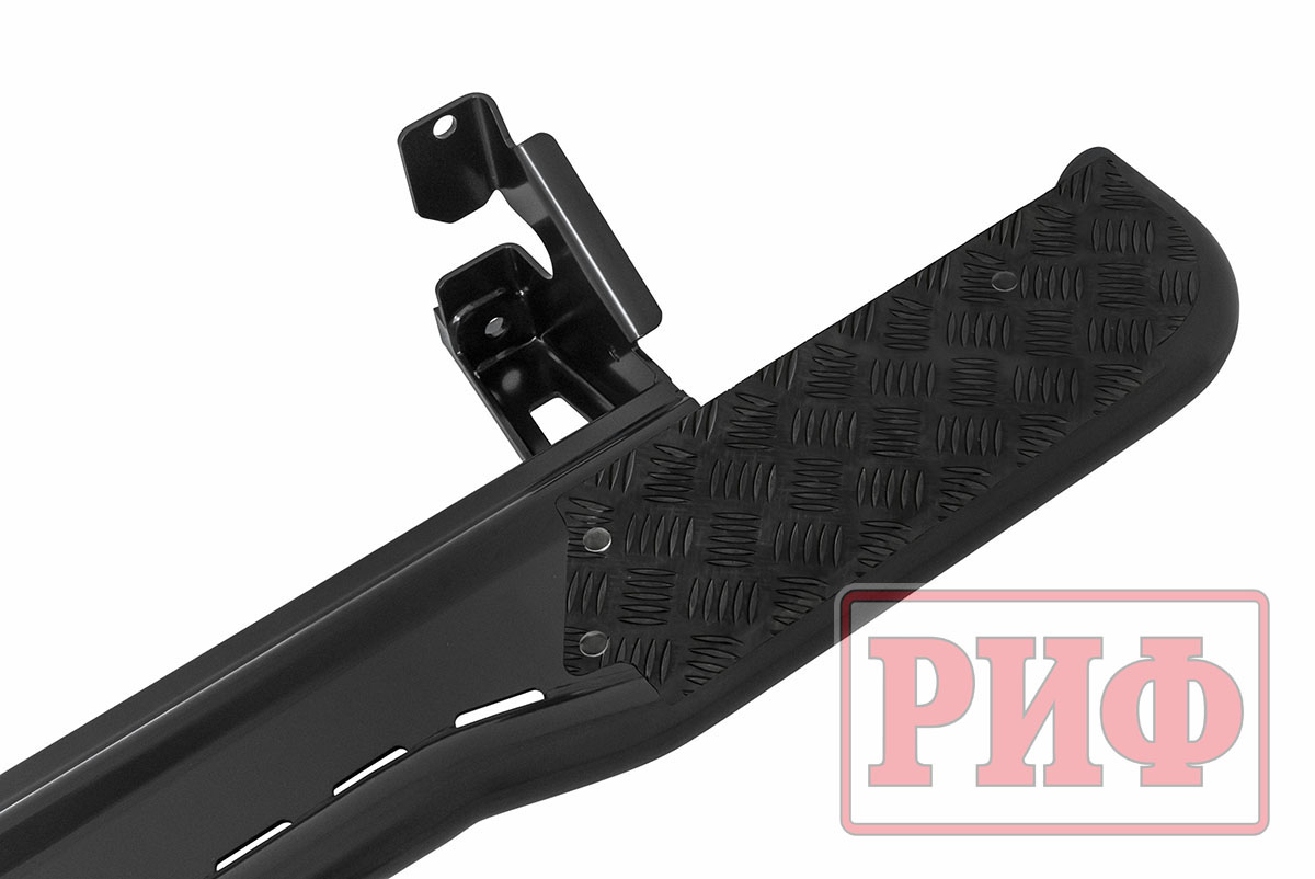 картинка Пороги РИФ силовые Toyota Land Cruiser Prado 120 черные