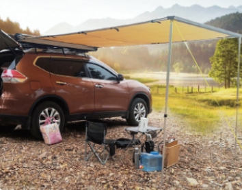 картинка Маркиза автомобильная РИФ 2,5х2,5 м раскладная (канвас) песочный