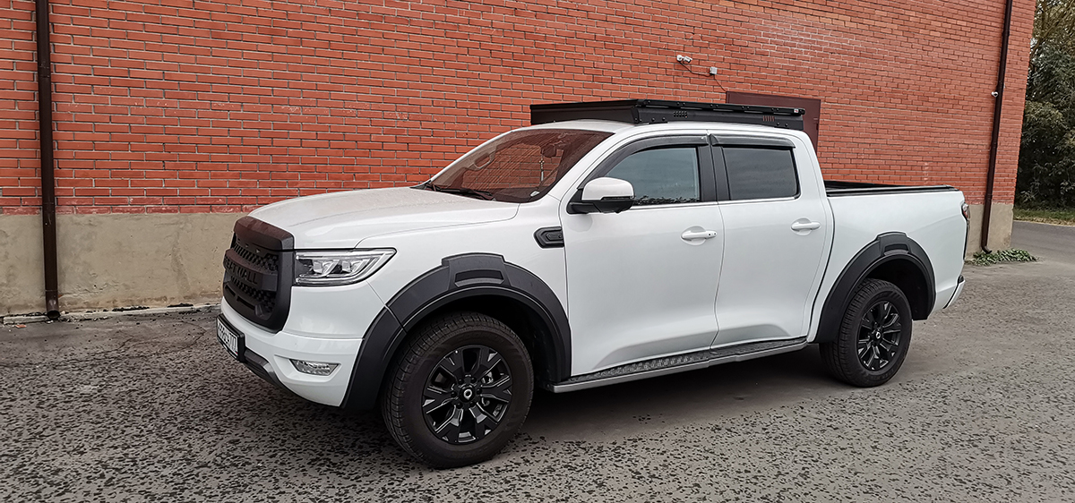 картинка Багажник алюминиевый РИФ 1250x1420 мм Great Wall Poer (с крепежом)