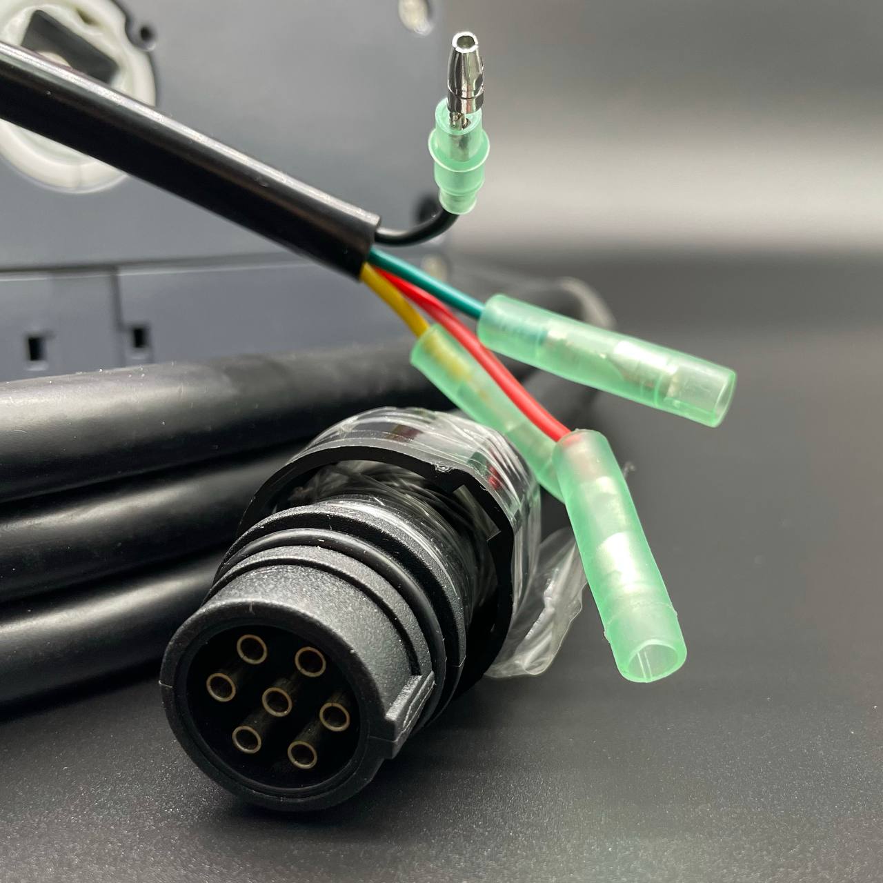 картинка Дистанционное управление Yamaha 703 (Без кнопки гидроподъема) (Тянущая) (7pin) (Китай)