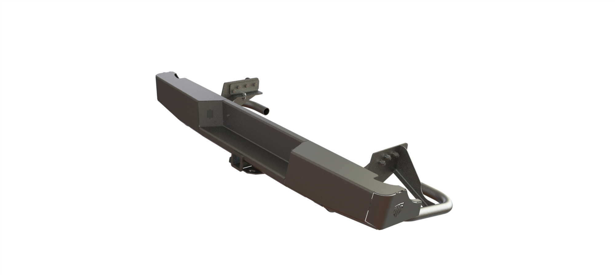 картинка Бампер силовой задний Mitsubishi L200 2006-2013 квадрат