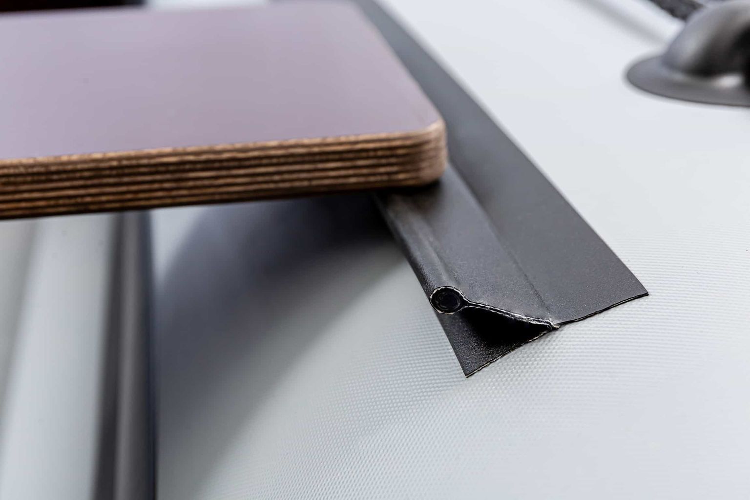 картинка Надувная лодка ПВХ, RiverBoats RB 410 НДНД, серо-оранжевый