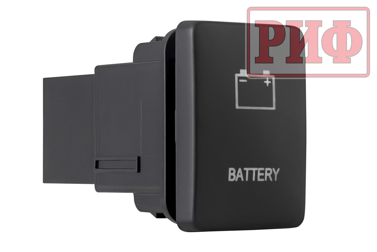 картинка Кнопка ВКЛ/ВЫКЛ, голубой, BATTERY TOYOTA 32x22