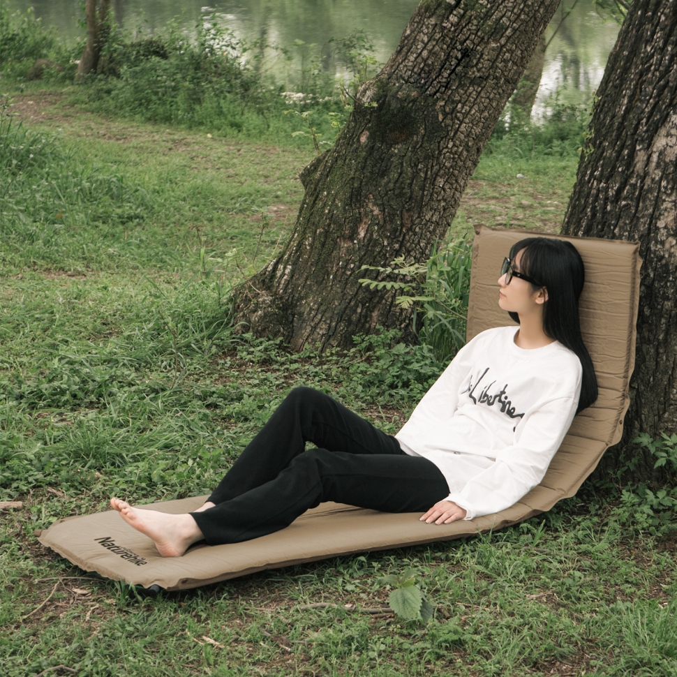 картинка Коврик самонадувной туристический Naturehike D03 Beige, 6927595793206