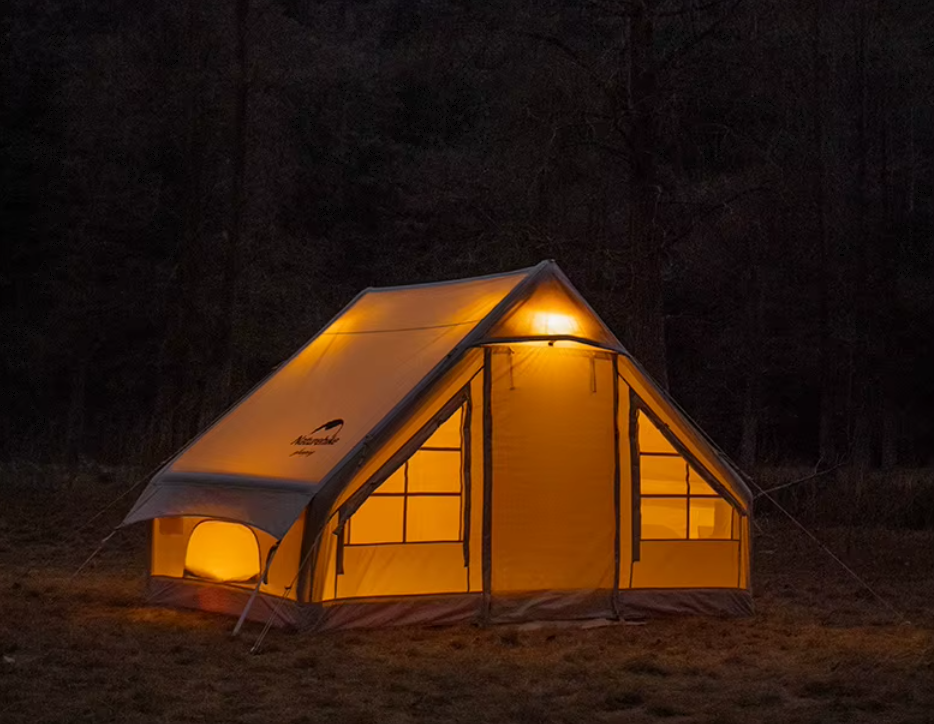 картинка Палатка Naturehike надувная Extend Air 6,3 , цвет песочный