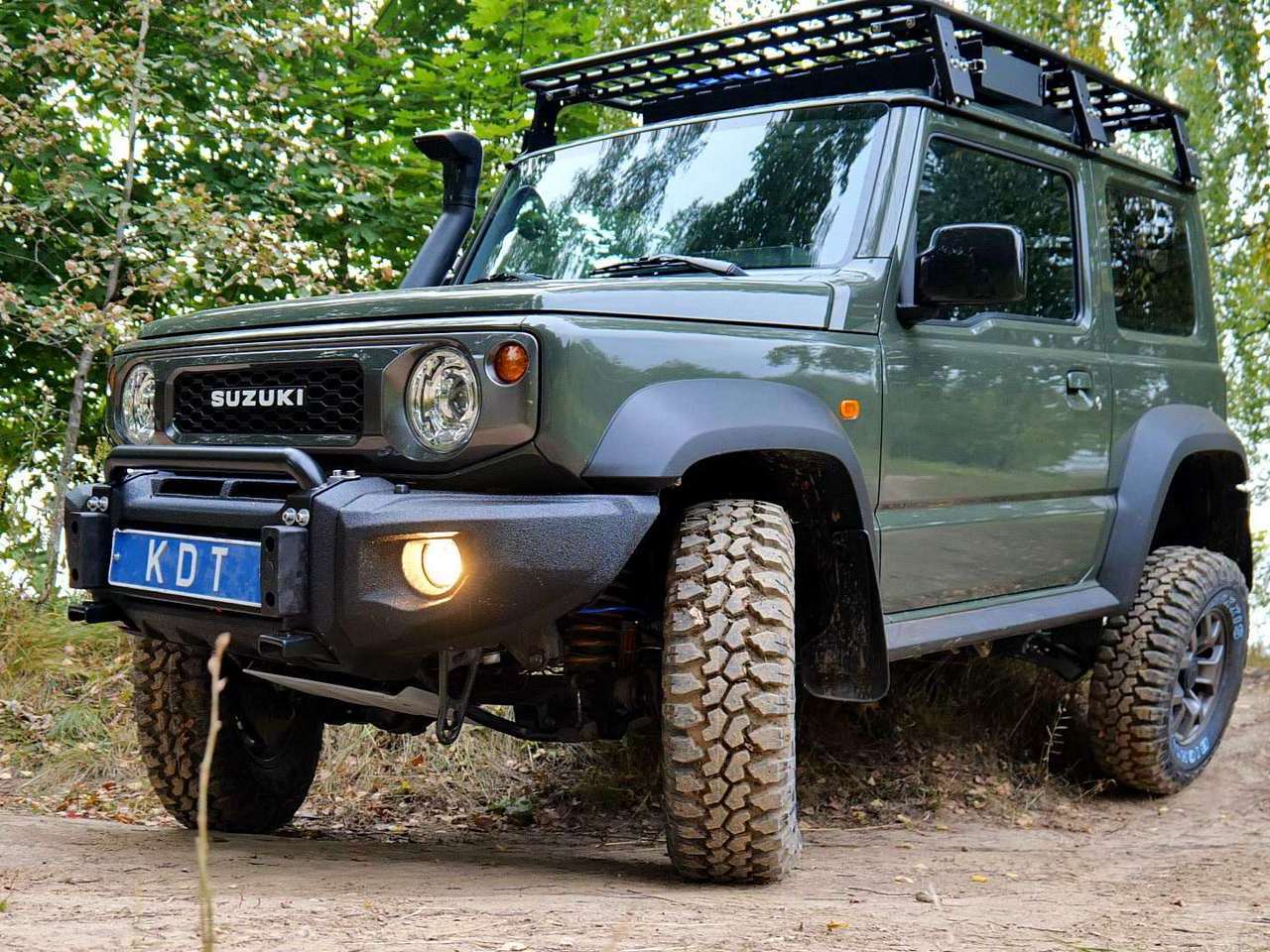 картинка Передний силовой бампер со скрытой установкой лебедки - Suzuki Jimny