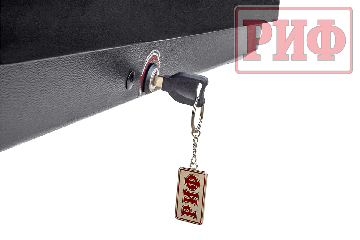 картинка Бокс РИФ Туризм-М 360 л черный глянец, двусторонний