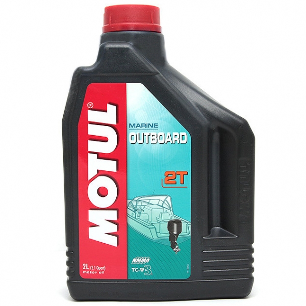картинка Масло для подвесных лодочных моторов Motul OUTBOARD 2T 2T TC-W2 2 L