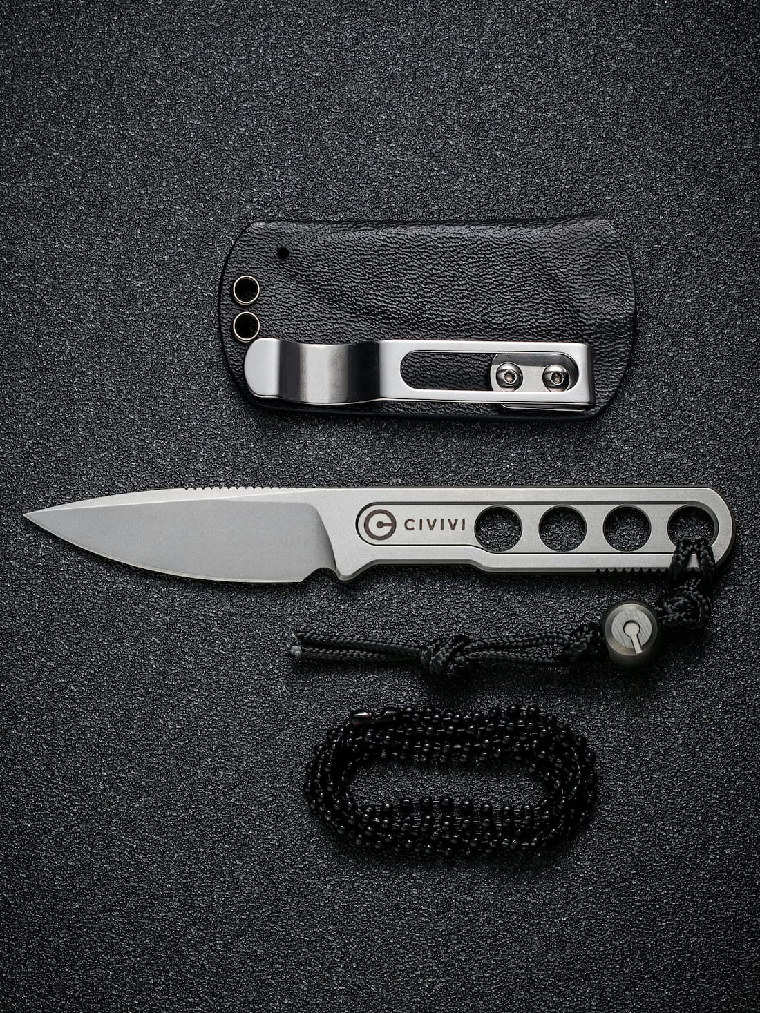 картинка Нож CIVIVI Fixed Blade Circulus 10Cr15CoMoV Steel Stonewashed Ostap Hel Design