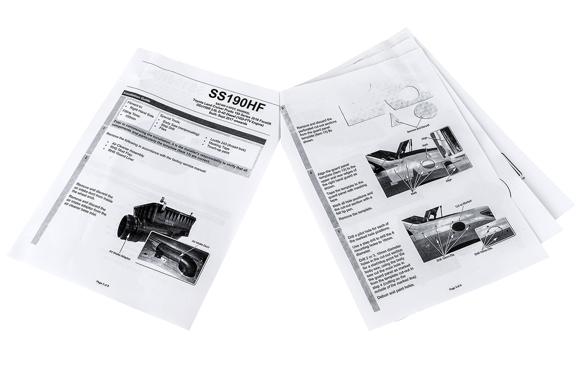 картинка Шноркель для Toyota Land Cruiser 150 Prado 2.8D 2018+