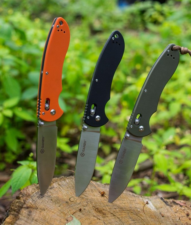 картинка Нож Ganzo G740 черный