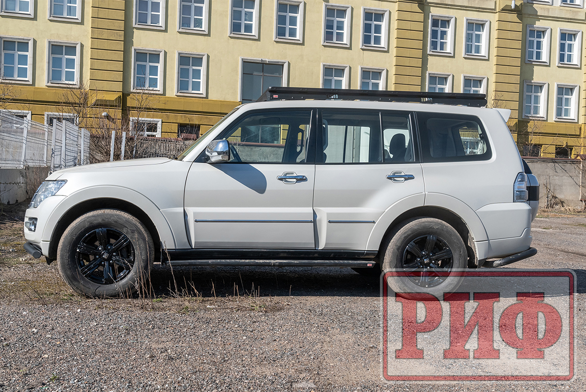 картинка Багажник экспедиционный Mitsubishi Pajero IV 1150x2080 ммплатформа алюминиевый РИФ