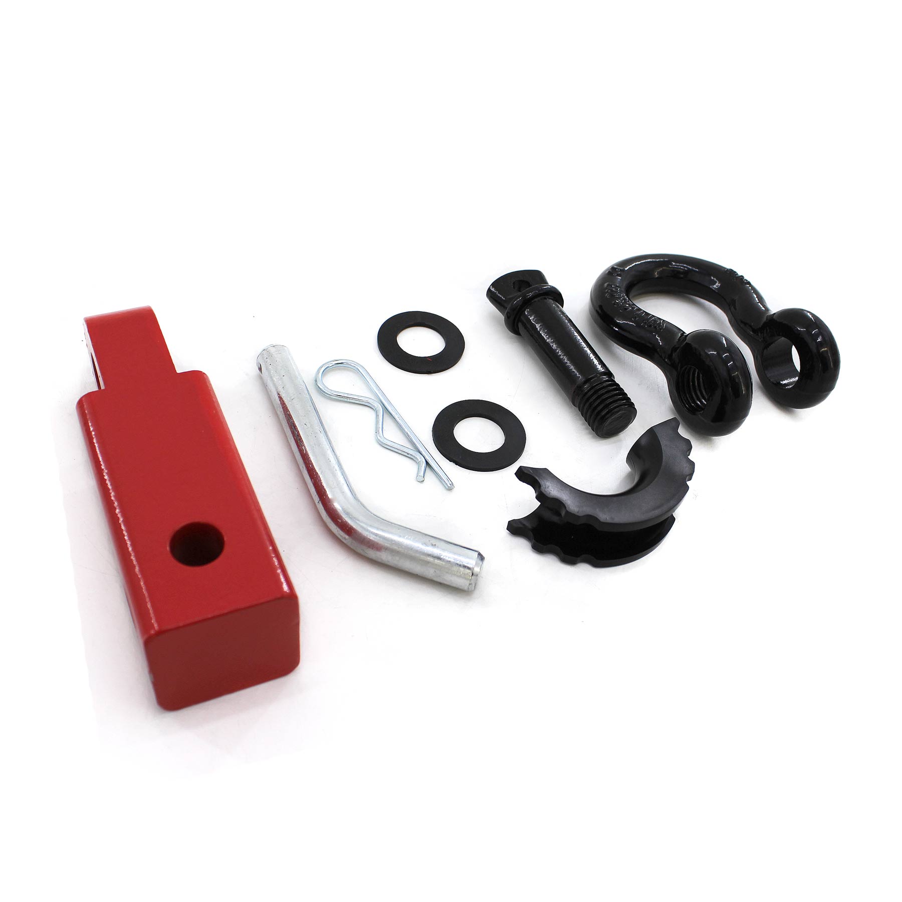 картинка Вставка фаркопа шакл и палец TR красный