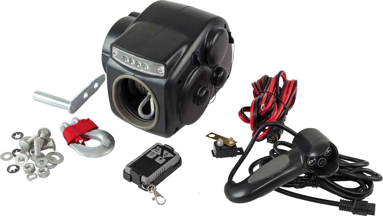 картинка Лебедка электрическая autoTRAC DayRunner на трейлер, 2500lbs, черная