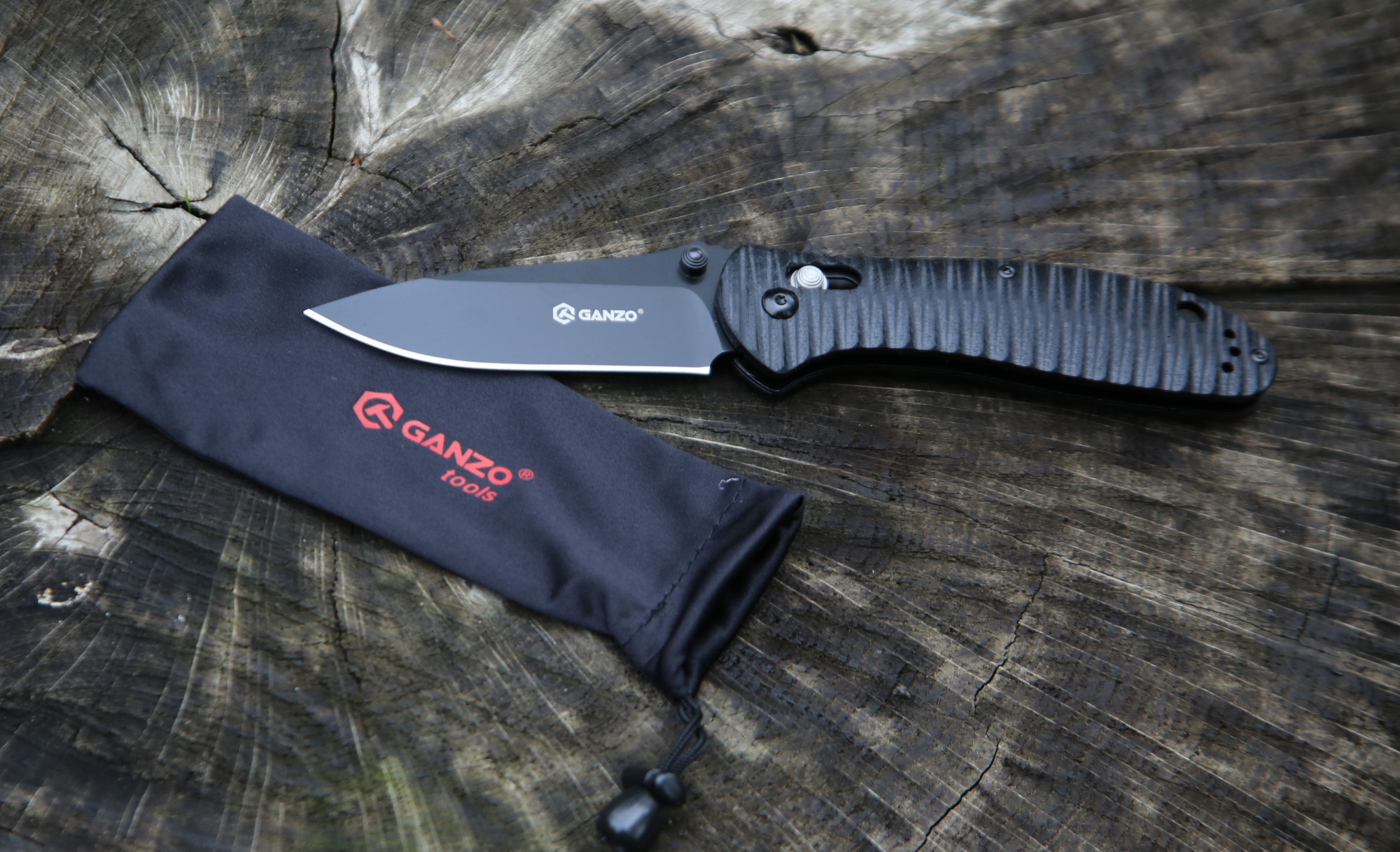 картинка Нож Ganzo G7393P черный