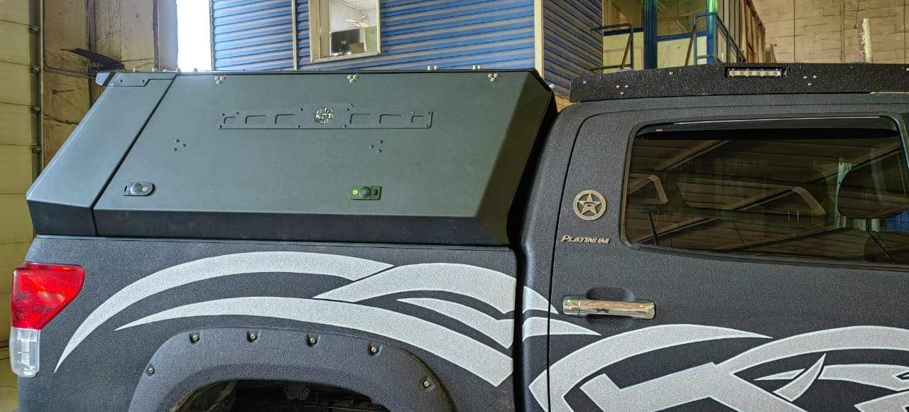 картинка Кунг алюминиевый для Toyota Tundra Crew Max (с 2021 г.в.) 3 двери — KDT 2228IL