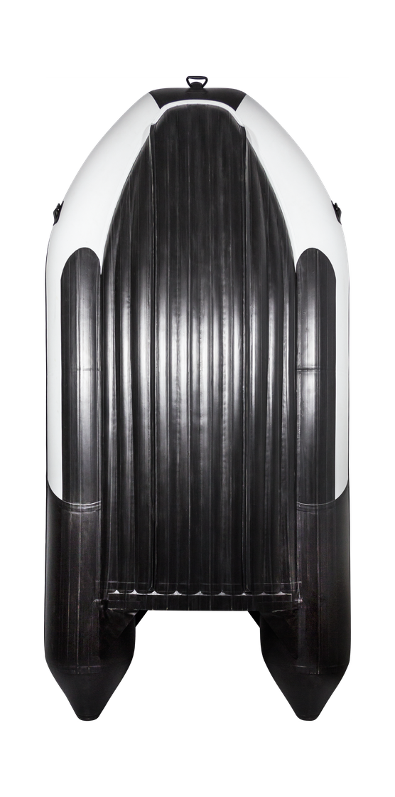 картинка Надувная лодка ПВХ, Ривьера 3600 НДНД Гидролыжа Комби, светло-серый/черный