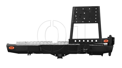 картинка Бампер задний Nissan Navara III рестайлинг 2010-2015 стандарт,  лифт 50 03.168.02 OJ