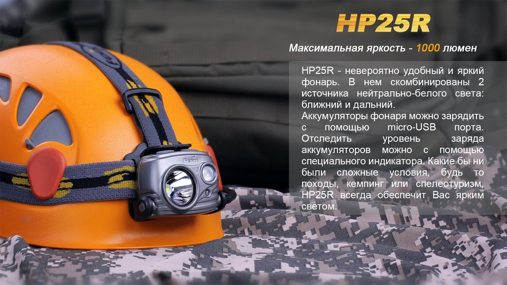 картинка Налобный фонарь Fenix HP25R