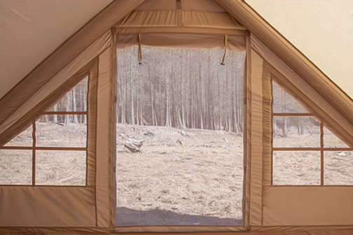 картинка Палатка Naturehike надувная Extend Air 12.0 Cotton , песочная