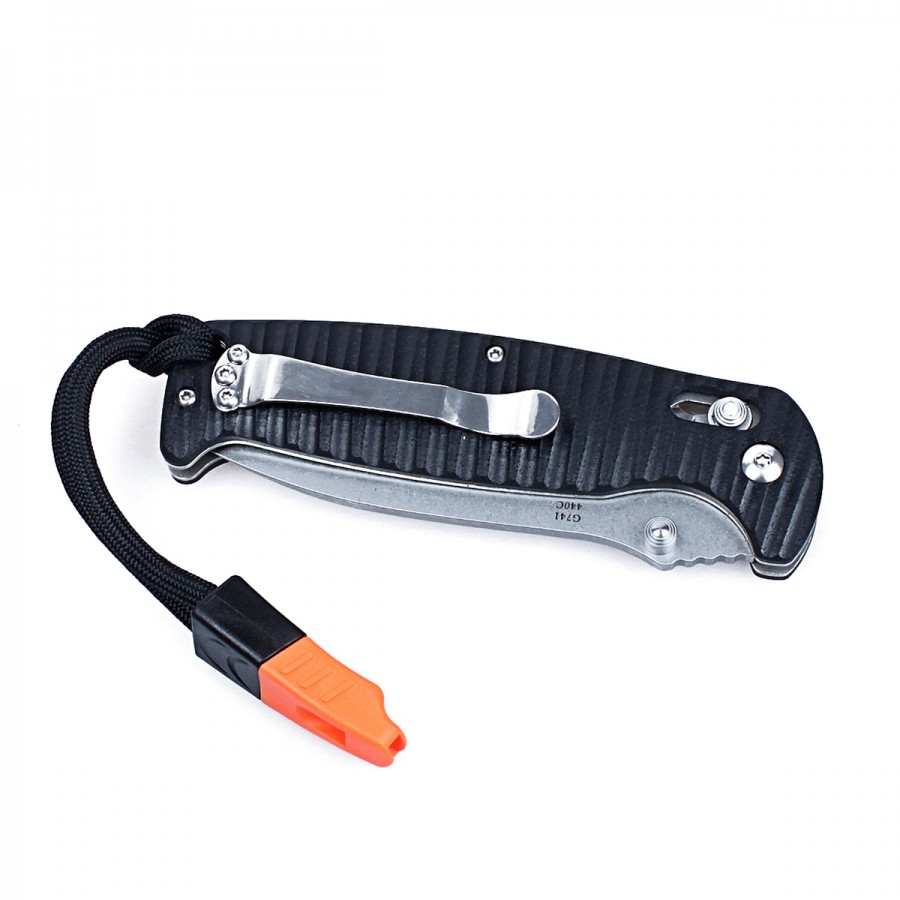 картинка Нож Ganzo G7412P-WS черный