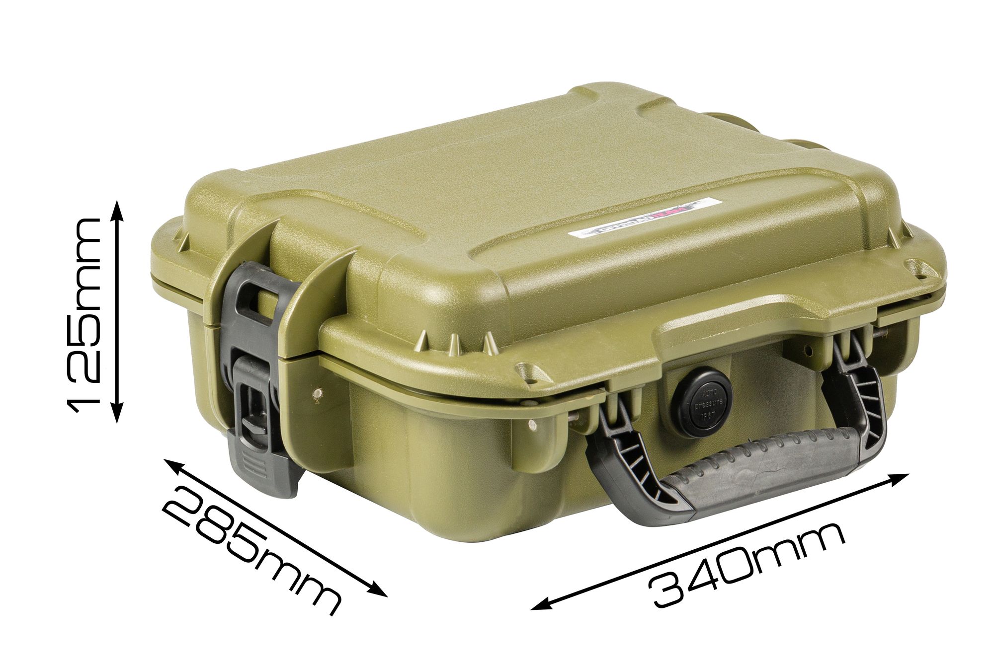 Кейс OffRoadTeam Element EL613050 ЧЕРНЫЙ, внутри 261*212*116мм, IP65