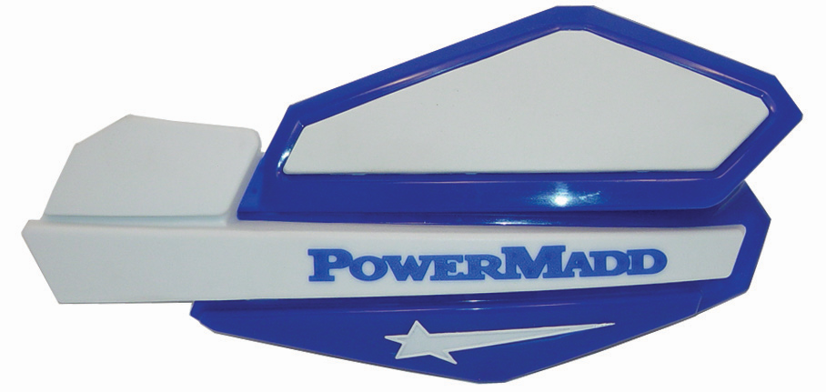 Ветровые щитки для квадроцикла "PowerMadd" Серия Star, синий/белый