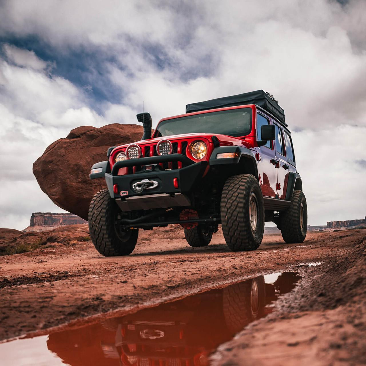 Бампер передний для Jeep Wrangler JL OME Bondi силовой под лебёдку