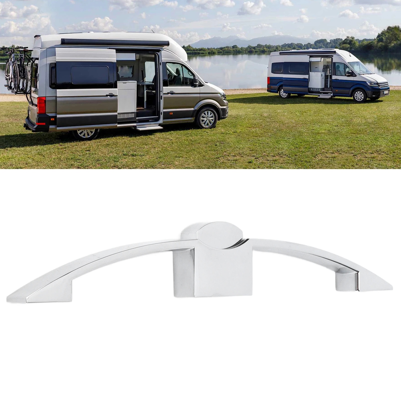 картинка Ручка-замок мебельная BL06-128-PC (матовый)