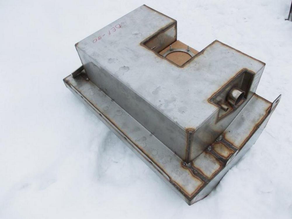 картинка Бак топливный KDT 105л основной для Land Rover Defender 90 нержавейка