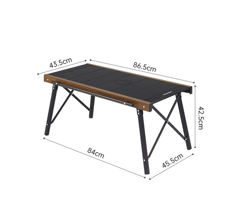 картинка Стол туристический Naturehike IGT складной, 86х43х42 см, черный