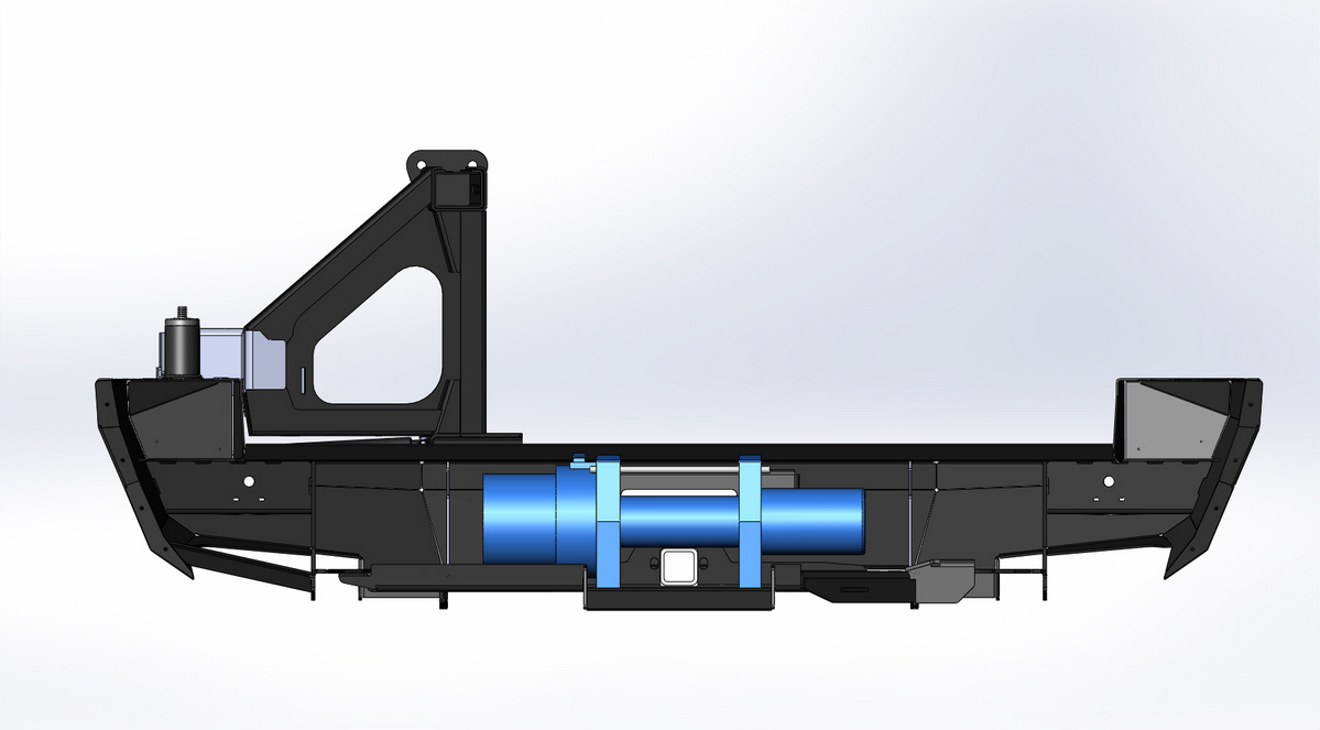 картинка Задний силовой бампер - Toyota Cruiser 200 арт.04021