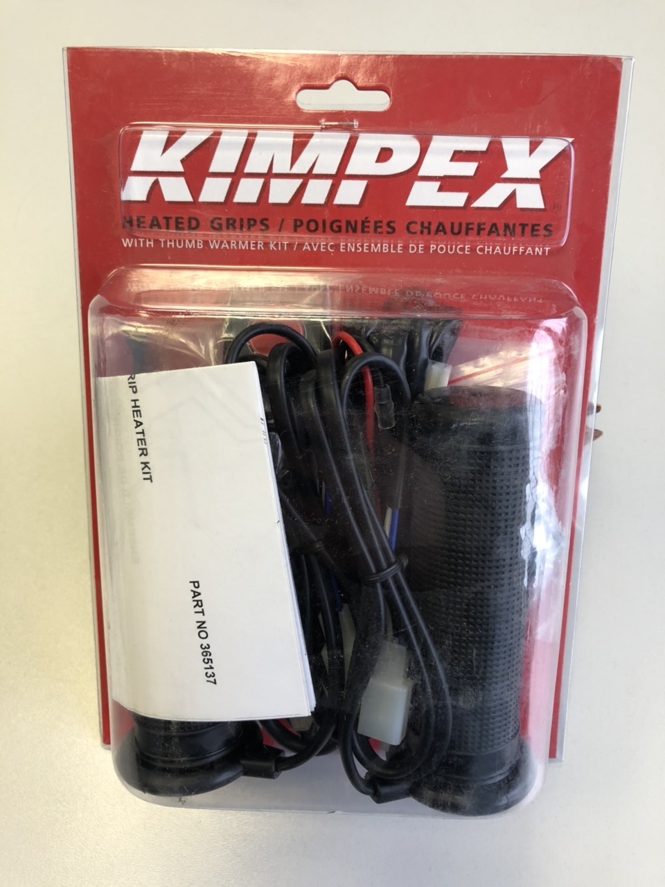 картинка Подогреваемые рукоятки руля с курком Kimpex, комплект