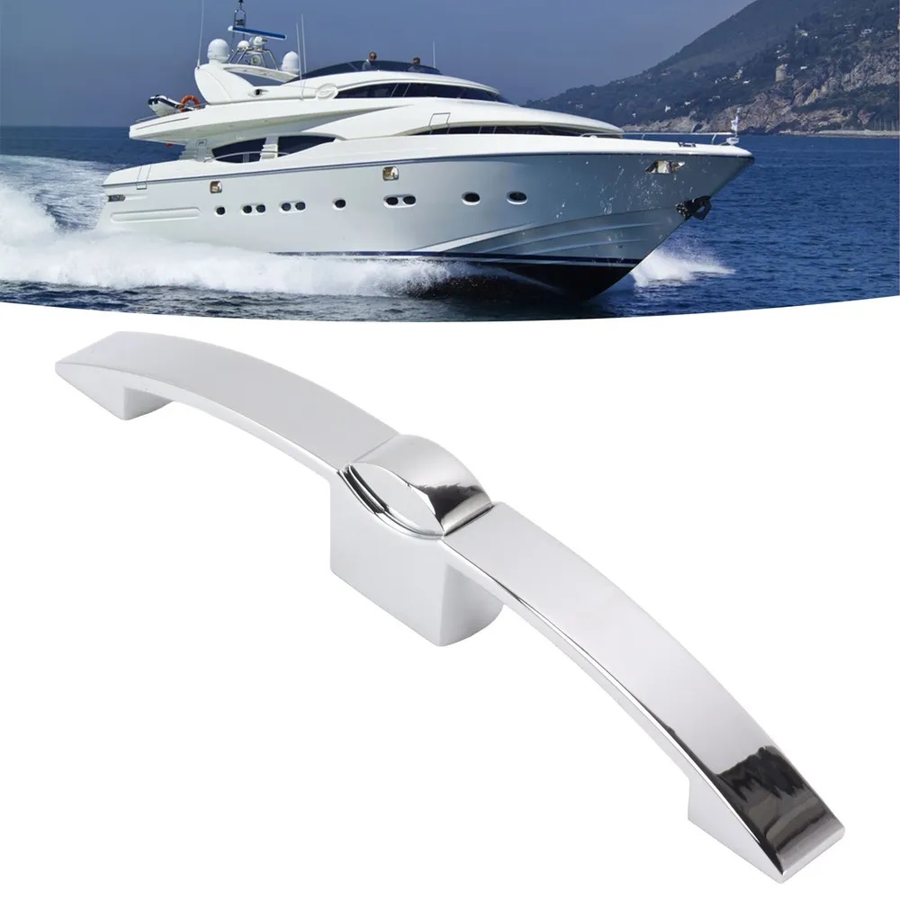 картинка Ручка-замок мебельная BL06-160-CH (зеркальный)