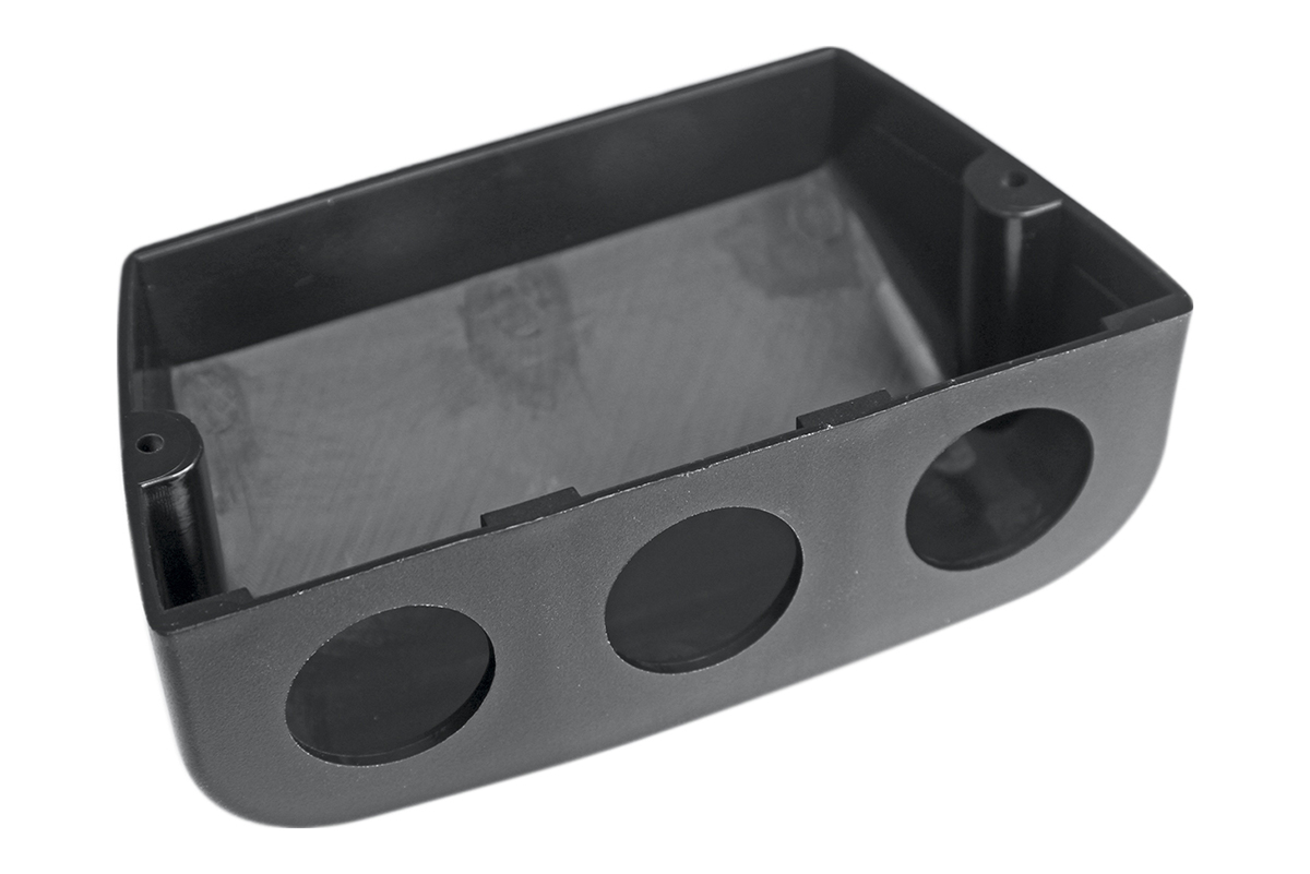 картинка Корпус для розеток РИФ приборов, три отверстия