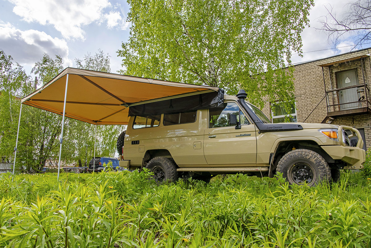 картинка Маркиза автомобильная РИФ веерная 2,5х2,5 м (правая)