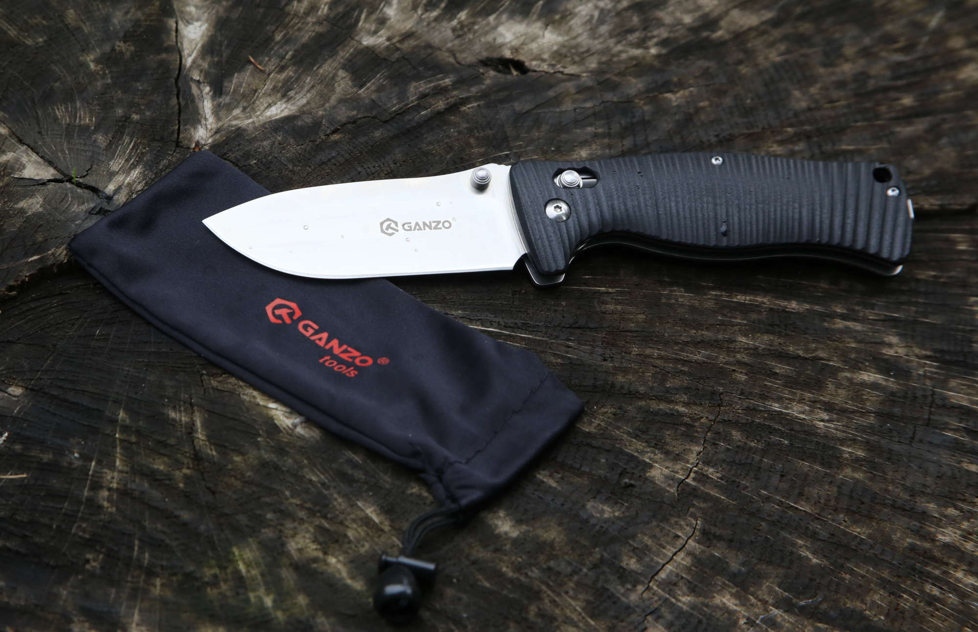 картинка Нож Ganzo G720 черный